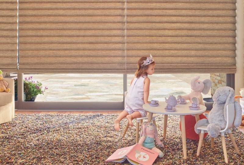 Best shades for nurseries, Hunter Douglas Provenance® Woven Wood Shades near Helena, Montana (MT).